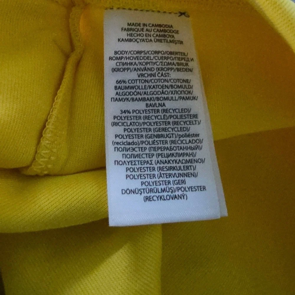 Polo Ralph Lauren Mens Double Knit Shorts Yellow Black Logo Spellout Graphic 4XB